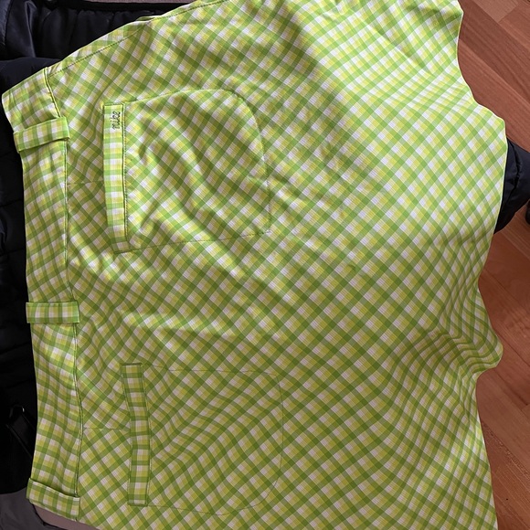Nike golf skirt green&yellow plaid size 12 - Picture 5 of 7